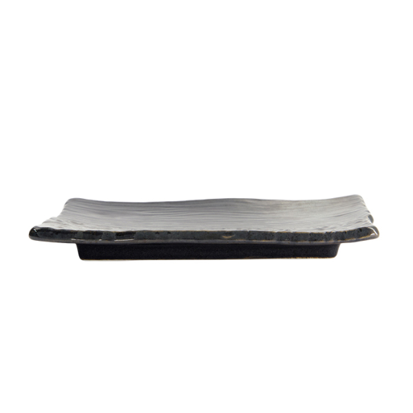 TDS, Plate, Black, 21x14.5x2.5cm, Item No. 21998