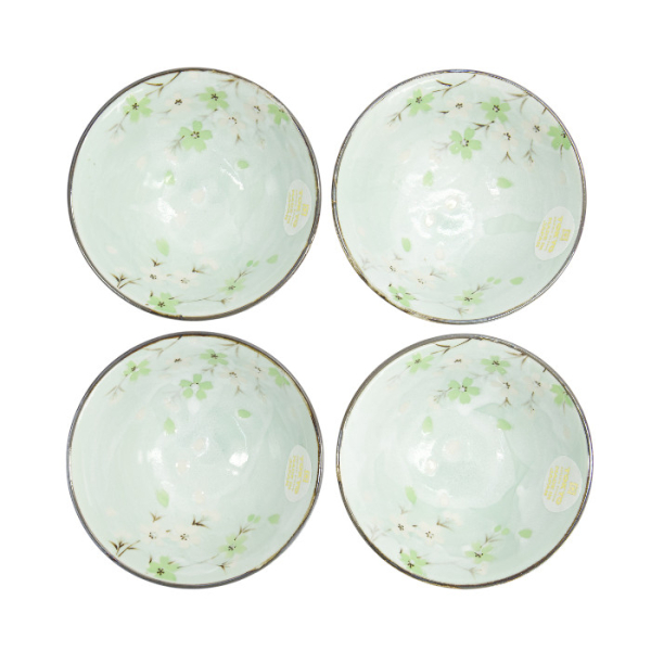TDS, Schalen Set, 4-tlg., Green Cosmos, Ø 13x6cm 350ml, Art.-Nr. 22024