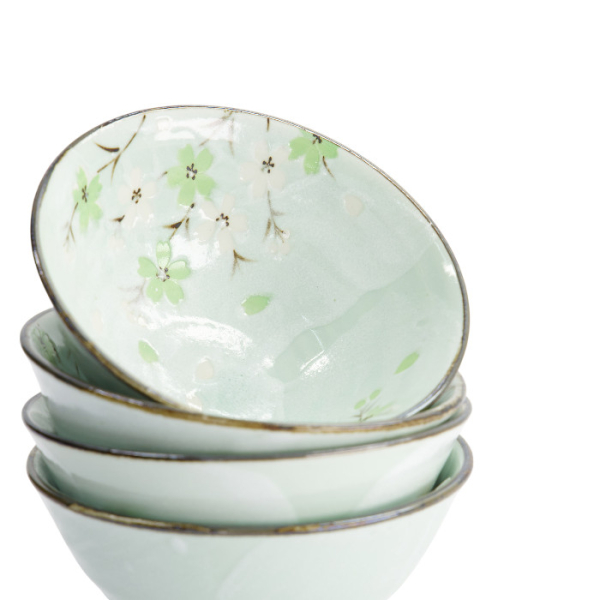 TDS, Schalen Set, 4-tlg., Green Cosmos, Ø 13x6cm 350ml, Art.-Nr. 22024