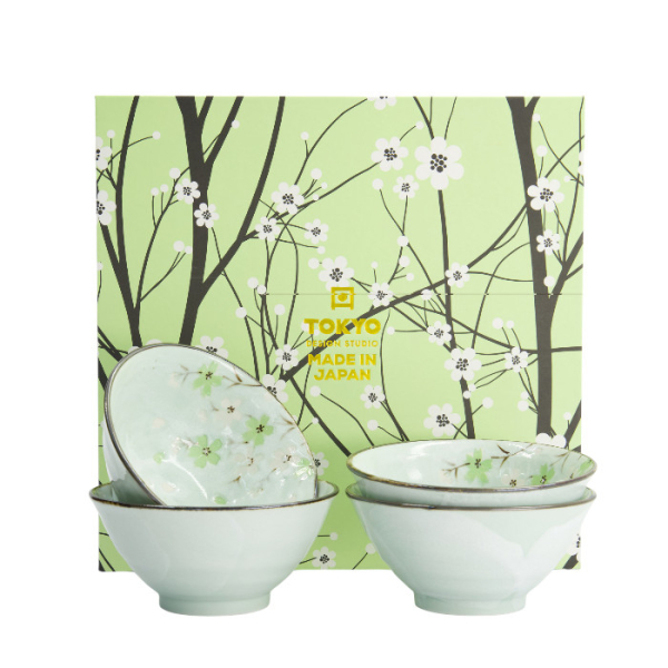TDS, Schalen Set, 4-tlg., Green Cosmos, Ø 13x6cm 350ml, Art.-Nr. 22024