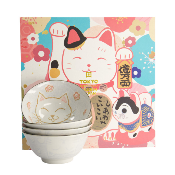 Kawaii Tayo Schalen 4 Schalen Set bei g-HoReCa (Bild 1 von 4)