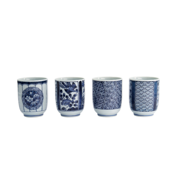 TDS, Teebecher Geschenk-Set, 4 Stücke, Ø 6.5x7.5cm 160ml, Art.-Nr. 22063