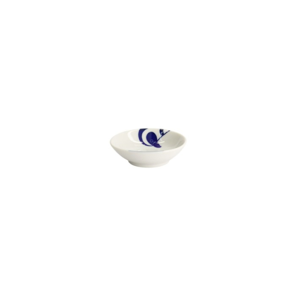 Sauce Bowl Kawaii Penguin White/Blue, Porcelain, Ø 9 × 2.7 cm, Item No. 22075
