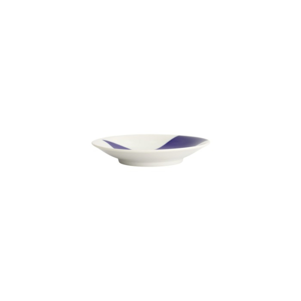 Plate Kawaii Whale Blue/White, Porcelain, Ø 13.7 × 2.4 cm, Item No. 22080