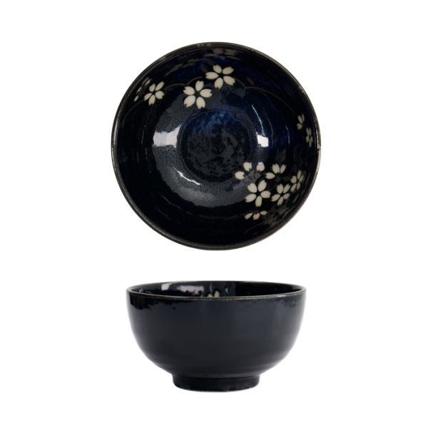 TDS, Bowl, Blue Sakura, Ø 16x8.5cm, Item No. 22114