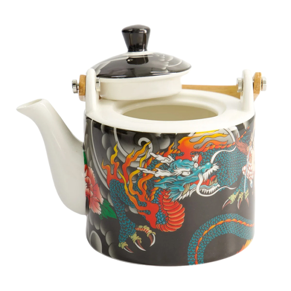 TDS, Tea Pot. Giftset, Kawaii Yakuza Dragon, 0.8 Lts, Item No. 22152
