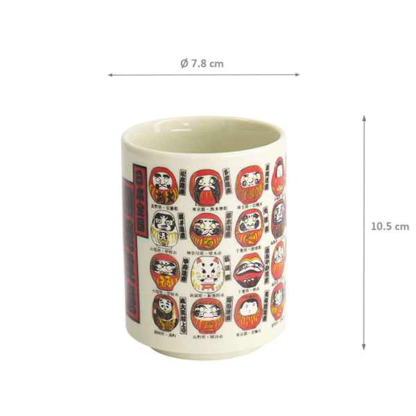 TDS, Teacup, Daruma, Ø 7.8x10.5cm 300ml, Item No. 22230