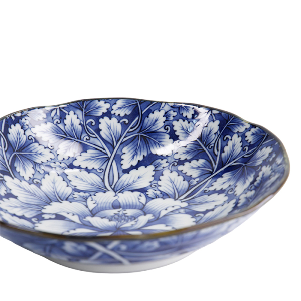 TDS, Pasta Teller, Hana Blue, Dami Botan, Ø 21x5cm, Art Nr. 22266