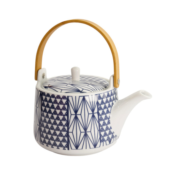 TDS, Tea Pot, Blue, Giftset, 1 Ltr, Item No. 22275