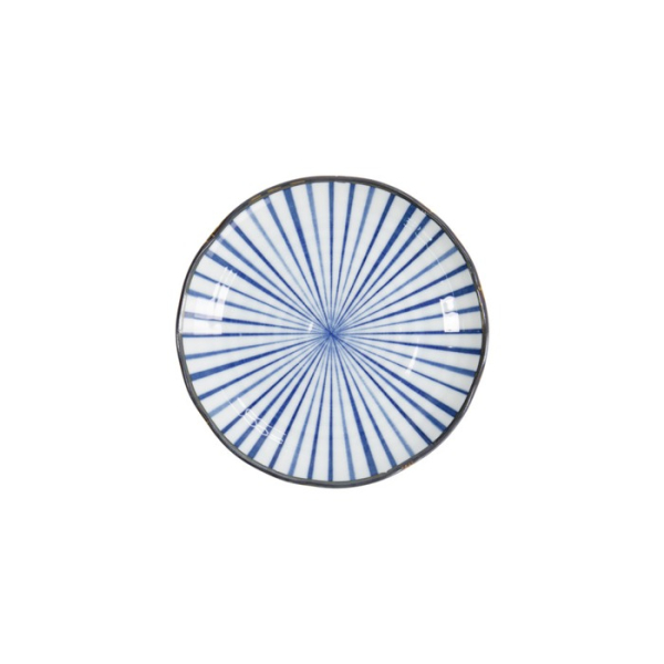 Plate Natsu Tokusa Blue/White, Porcelain, Ø 16.5 × 2 cm, Item No. 22331