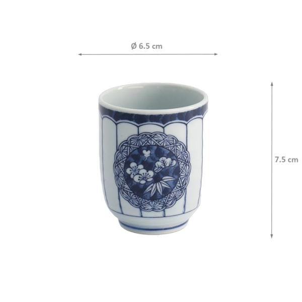 Blau/Weiß Teetasse bei g-HoReCa (Bild 3 von 3)