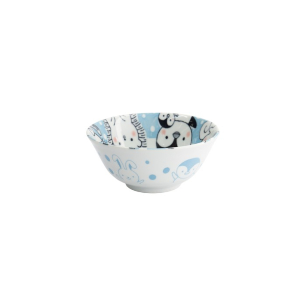 Tayo-Schale Kawaii Animal Blau, Porzellan, Ø 15,2 × 6,7 cm, 500 ml, Art.-Nr. 33021