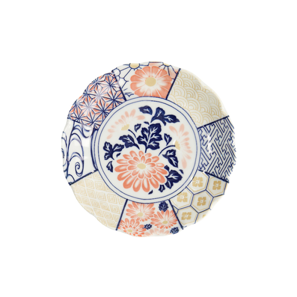 Tokyo Blue Karakusa Round Plate at g-HoReCa (picture 3 of 5)