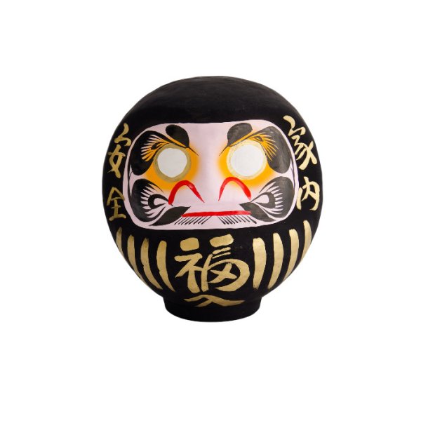 TDS, Daruma, Dekoration, Schwarz, Ø 12 cm - Art Nr: 33043