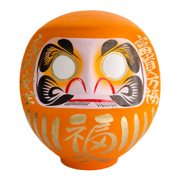 TDS, Daruma, Dekoration, Orange, 75cm - Art Nr. 33065