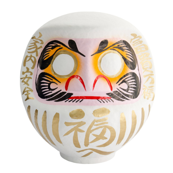 TDS, Daruma, Decoration, White, 75 cm - Item No. 33068