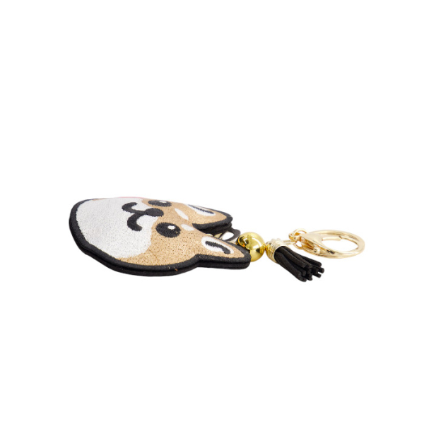 TDS, Aufnäher Schlüsselanhänger, Shiba-Dog Face, Art Nr. 33133