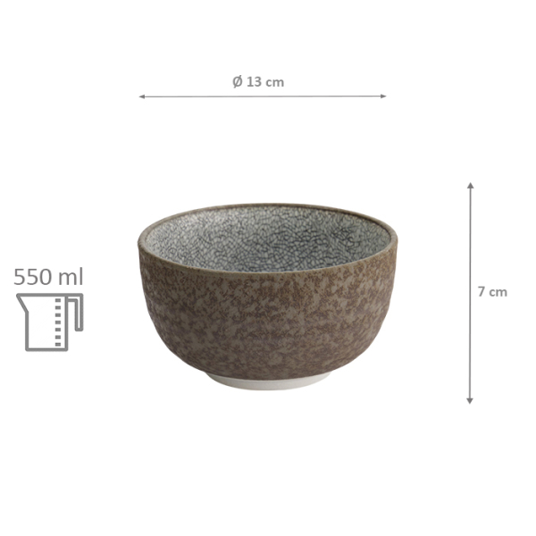 TDS, Bowl, Satomaki Kairagi, Mixed Bowls, Ø 13 x 7 cm 550ml, Item No. 33175