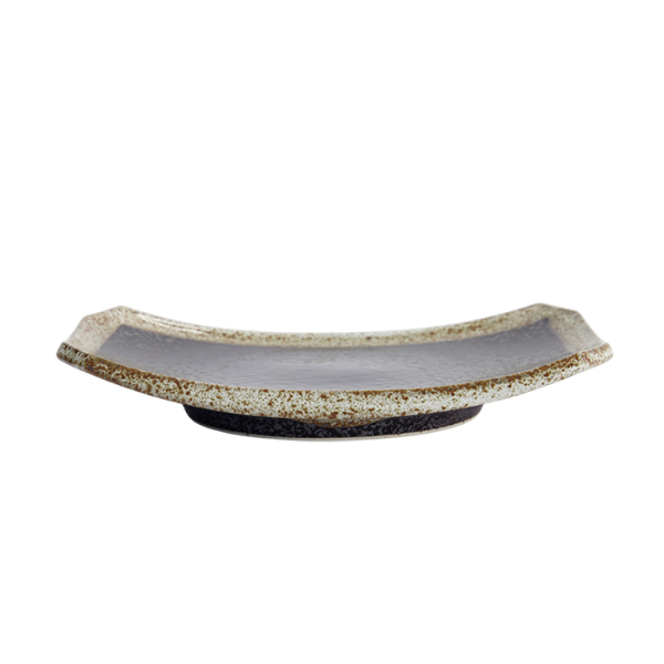TDS, Oblong Plate, Yuteki Koshui, 21.8x14.8cm, Item No. 33185