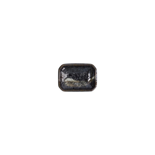 Saucenschale Arahake Schwarz, Porzellan, 8,8 × 6,5 × 2,8 cm, Art.-Nr. 33187