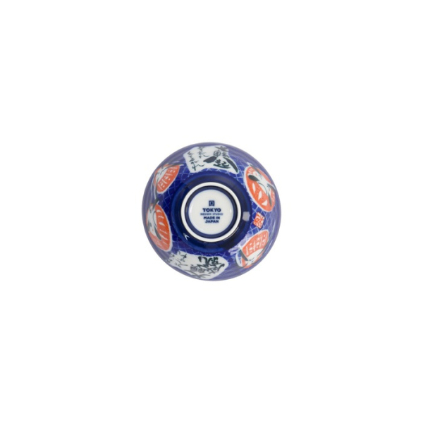 Bowl Kawaii Daruma Blue, Porcelain, Ø 11.5 × 6 cm, 300 ml, Item No. 33203