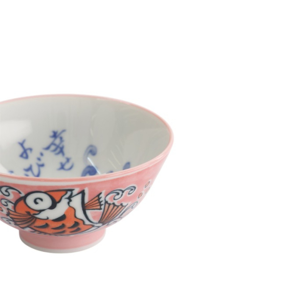 Rice Bowl Kawaii Snapper Pink, Porcelain, Ø 11.5 × 6 cm, 300 ml, Item No. 33206