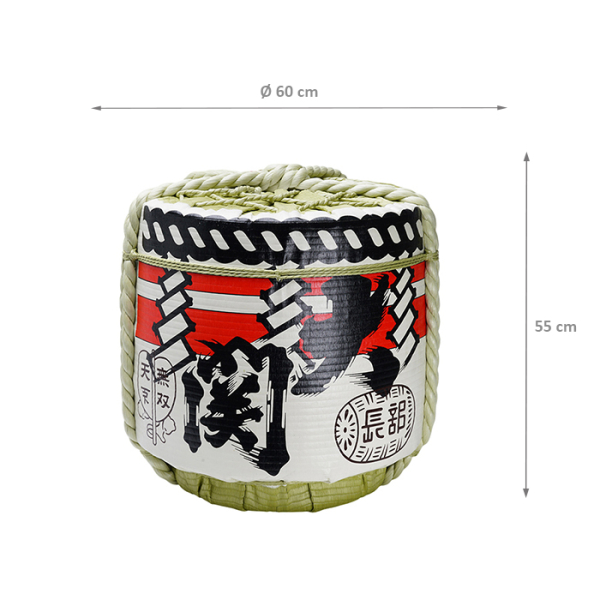 TDS, TARU Ohzeki, Decoration Barrel, Ø 60x55cm 72L, Item No. 33258