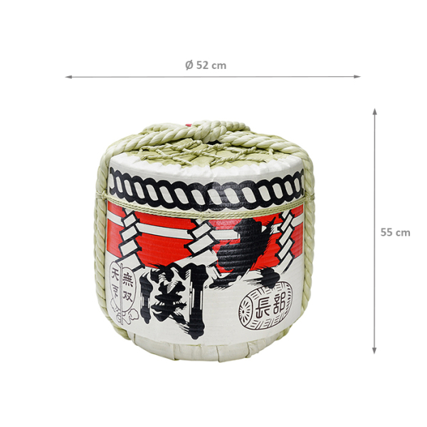 TDS, TARU Ohzeki, Dekoration Barrel, Ø 52x55cm 36L, Art Nr- 33261