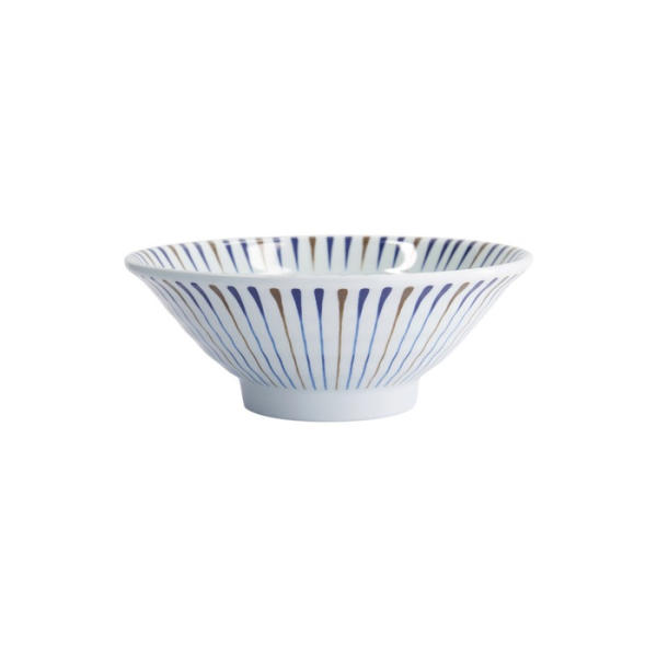 Ramen Bowl Tokusa White, Melamine, Ø 21.7 × 8.3 cm, 1.2 l, Item No. 33275
