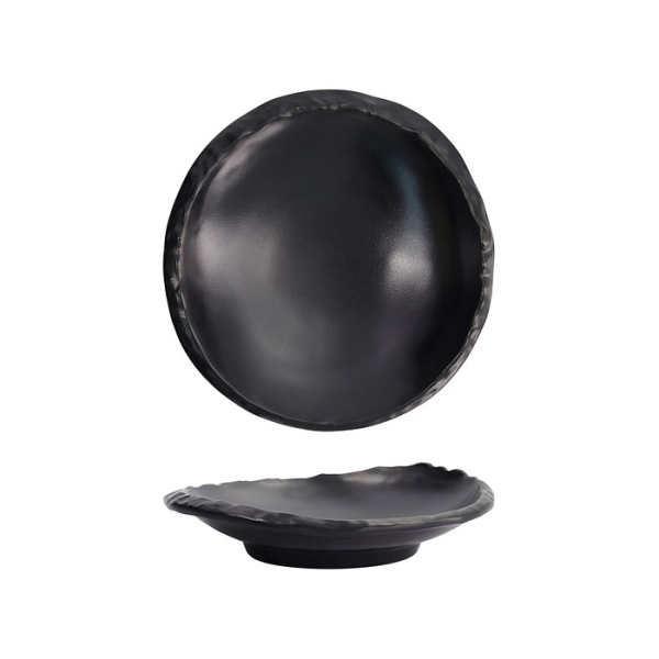 Tokyo Design Studio Teller Iwate Black, Melamin, Ø 18,5 × 4,5 cm