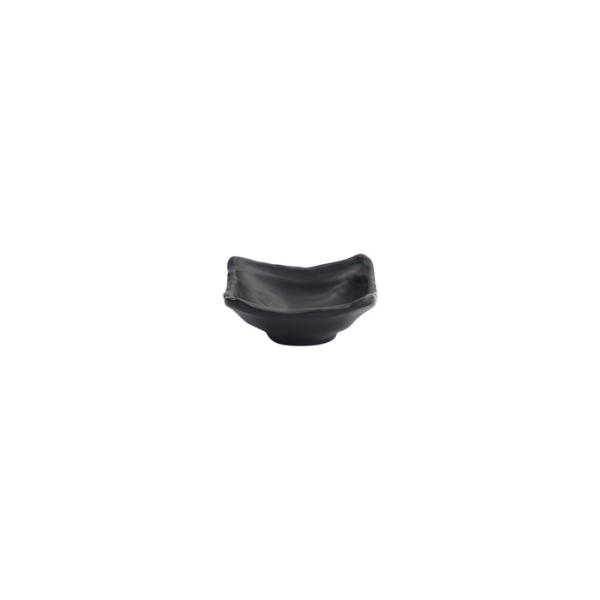 Sauce Bowl Iwate Black, Melamine, 9 × 8.5 × 3.3 cm, 70 ml, Item No. 33284