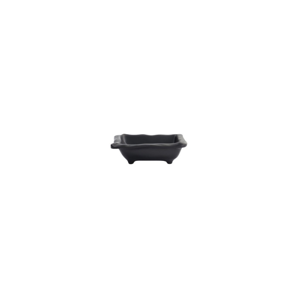Sauce Bowl Iwate Black, Melamine, 9 × 8.5 × 2.5 cm, 80 ml, Item No. 33285