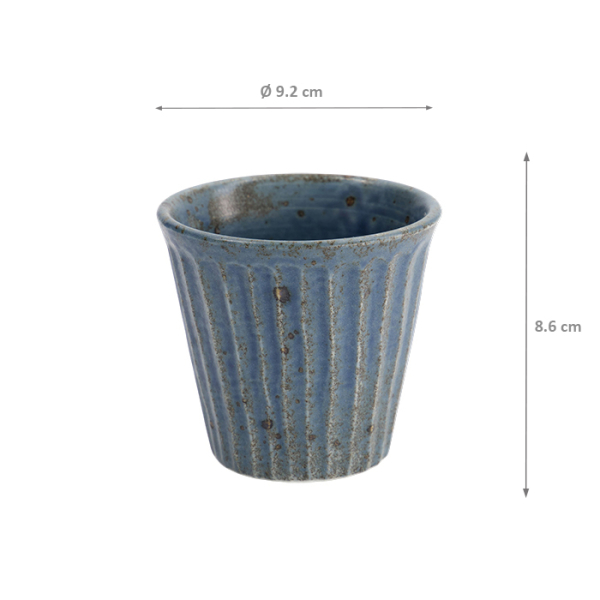 TDS, Tasse, Mino Craft Wabi Konnesu, Blau, Ø 9,2x8,6cm - Art Nr. 33306