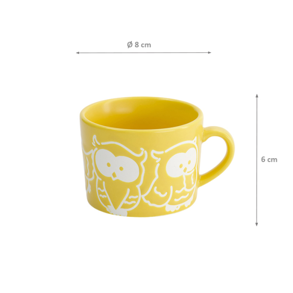 TDS, Mug Giftset, 4-piece set, Kawaii Animals, Ø 8 x 6cm, Item No. 33396