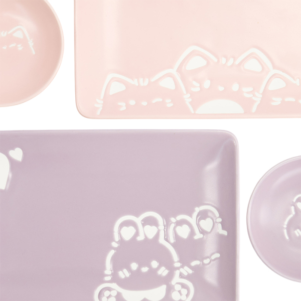4 mit Essstäbchen Kawaii Maiko Sushi Teller Geschenkset bei g-HoReCa (Bild 5 von 6)