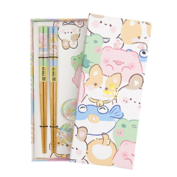 5 Paar Essstäbchen EDO Japan bei g-HoReCa