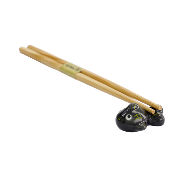 TDS, Chopstick Rest, Goldfish Schwarz, Item No. 33569