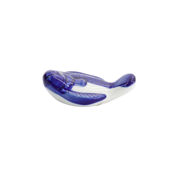 TDS, Chopstick Rest, Fish Blue, Item No. 33572