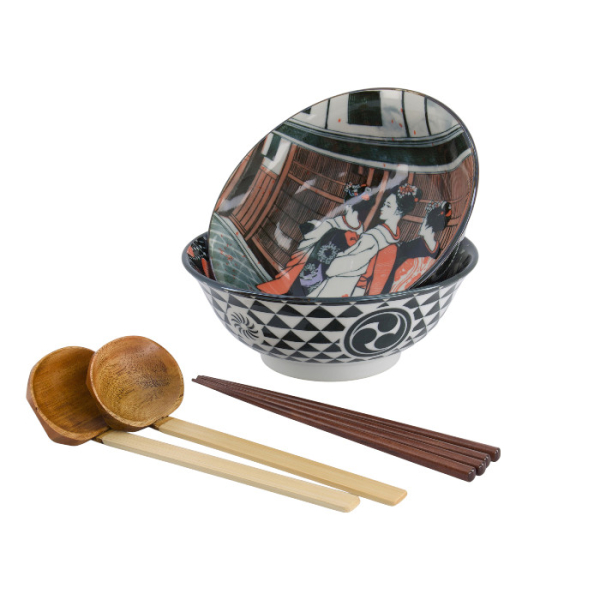 TDS, Ramenschale in Geschenkbox, Asakusa, 6-tlg., Ø 20,5x8cm 1250ml, Art.-Nr. 33609