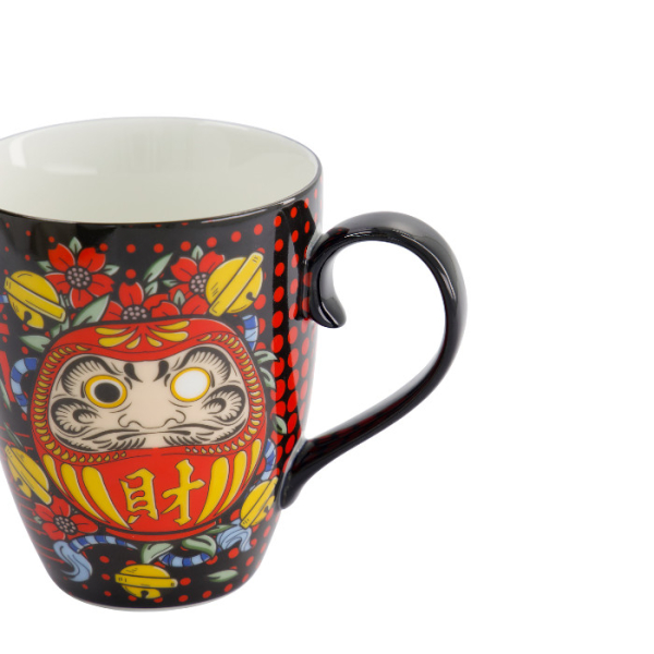 TDS, Tasse, Kawaii Daruma Tasse im Geschenkbox, Ø 8,5x10,2cm 340ml, Art Nr. 33613