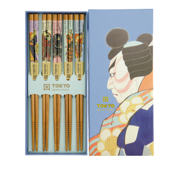 TDS, 5 Paar Essstäbchen Geschenkset, Sumo, Art.-Nr. 33624