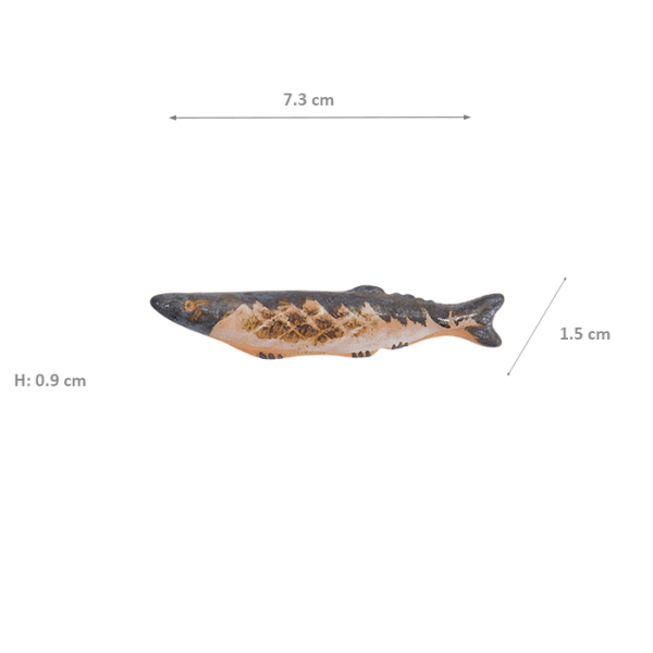 TDS, Kawaii Chopstick Rest, Sanma Fish, 7.3x1.5x0.9cm, Item No. 33656