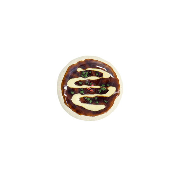 TDS, Kawaii Chopstick Rest, Okonomiyaki, 3.9x1cm, Item No. 33662