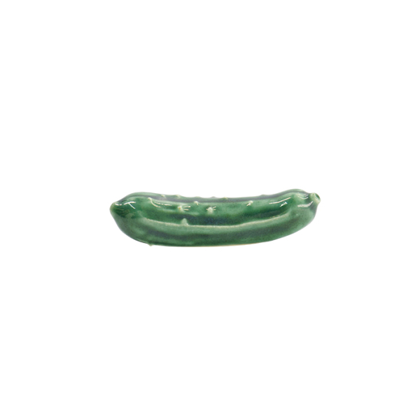 TDS, Kawaii Chopstick Rest, Cucumber, 6.4x1.6x1.8cm, Item No. 33670