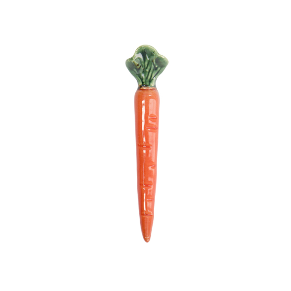 TDS, Kawaii Chopstick Rest, Carrot, 1.6x8.7x2.2cm, Item No. 33672