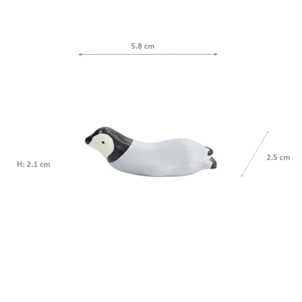 TDS, Kawaii Chopstick Rest, Penguin, 5.8x2.5x2.1cm, Item No. 33677