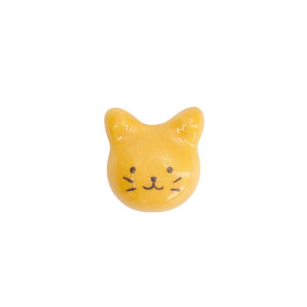 TDS, Kawaii Chopstick Rest, Cat Bun, 3.5x3.7x1.4cm, Item No. 33679