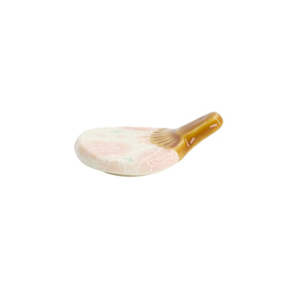TDS, Kawaii Chopstick Rest, Fan Pink, 4x4.9x1.6cm, Item No. 33684