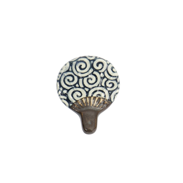 TDS, Kawaii Chopstick Rest, Fan Edo, 4x4.9x1.6cm, Item No. 33686
