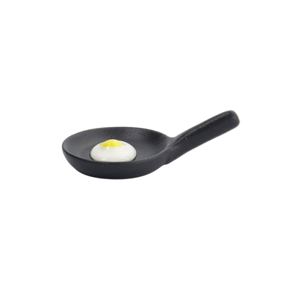 TDS, Kawaii Chopstick Rest, Pan with Egg, 6.7x4.3x2.1cm, Item No. 33688